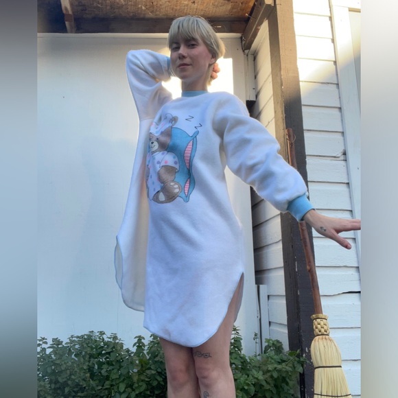Vintage fleece nighty sweater - Picture 2 of 3